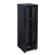 42U LINIER Server Cabinet - Convex/Glass Doors - 24