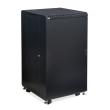 22U LINIER Server Cabinet - Solid/Solid Doors - 24
