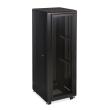 37U LINIER Server Cabinet - Convex/Vented Doors - 24